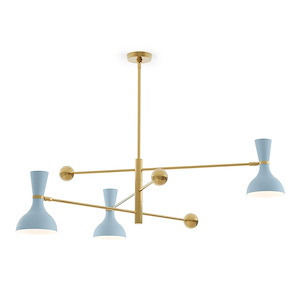 Clare - 3 Light Pendant-18 Inch Tall and 55 Inch Wide - 1378213
