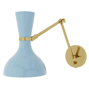 Clare - 1 Light Adjustable Armed Wall Sconce-10.13 Inch Tall and 7 Inch Wide - 1378195