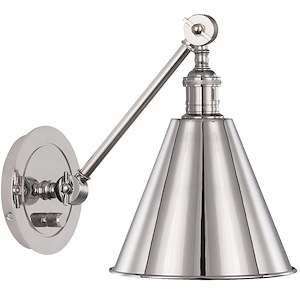 Alloy - 1 Light Wall Sconce-7.5 Inch Tall and 7.5 Inch Wide - 1372281