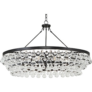 Bling 6-Light Chandelier 33.625 Inches Wide and 23.75 Inches Tall - 533181