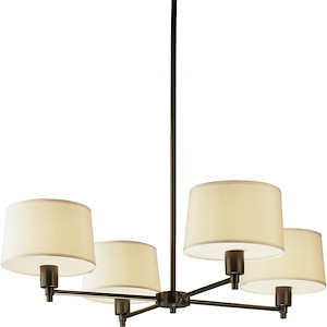 Real Simple 4-Light Chandelier 35 Inches Wide and 8.5 Inches Tall - 85218