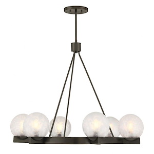 Darien - 6 Light Chandelier-25 Inch Tall and 32 Inch Wide - 1366695