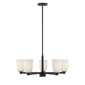 Baldwin - 5 Light Chandelier-11.5 Inch Tall and 28 Inch Wide - 1399524