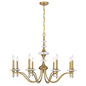 Champlain - 8 Light Chandelier-26 Inch Tall and 35 Inch Wide - 1366699