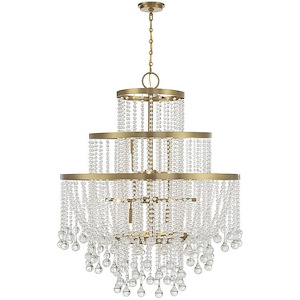 Luna - 15 Light Chandelier In Glam Style-54 Inches Tall and 45 Inches Wide - 1300613