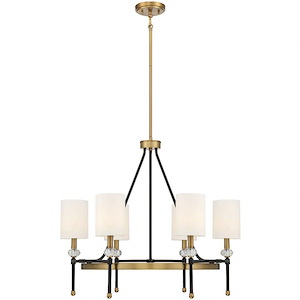 Tivoli - 6 Light Chandelier In Transitional Style-24 Inches Tall And 28 Inches Wide - 1217461