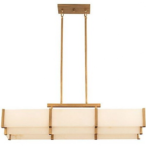 Orleans - 5 Light Linear Chandelier In Modern Style-11 Inches Tall and 8 Inches Wide - 1161245