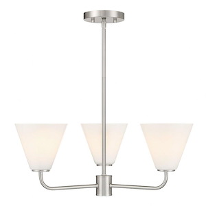 Blair - 3 Light Chandelier-9 Inch Tall and 24 Inch Wide - 1366710
