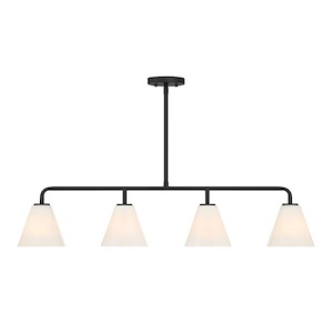 Blair - 4 Light Linear Chandelier-9 Inch Tall and 6.25 Inch Wide - 1366711