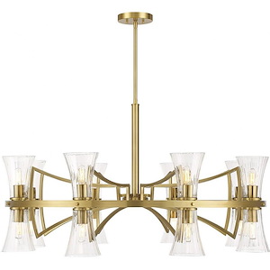 Bennington - 16 Light Chandelier In Modern Style-24 Inches Tall and 45 Inches Wide - 1279337