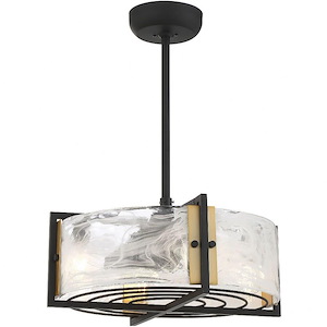 Hayward - 24W 4 Led Fan D'Lier In Modern Style-37.36 Inches Tall And 23 Inches Wide - 1217188
