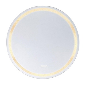 Cordova - 41W LED Round Frontlit Mirror-32 Inch Tall and 32 Inch Wide - 1393356