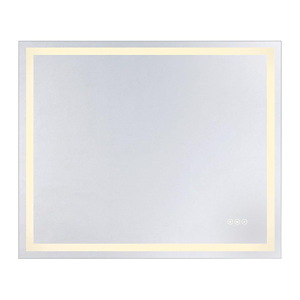 Beckett - 54W LED Rectangle Frontlit Mirror-36 Inch Tall and 30 Inch Wide - 1393359