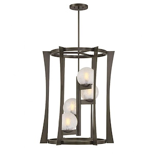 Darien - 4 Light Pendant-30 Inch Tall and 23 Inch Wide - 1366740