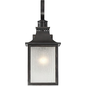 3 Light Outdoor Wall Lantern-Modern Farmhouse Style with Rustic and Transitional Inspirations-26.75 inches tall by 10 inches wide - 100358