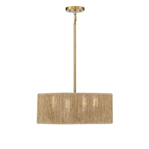 Ashe - 4 Light Pendant In Bohemian/Eclectic Style-8 Inches Tall And 20 Inches Wide - 1217276