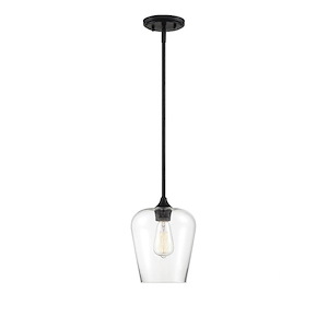 1 Light Pendant-Contemporary Style with Transitional and Bohemian Inspirations-10.5 inches tall by 8 inches wide - 688617