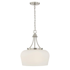 Octave - 3 Light Pendant-18 Inch Tall and 15 Inch Wide - 1399618