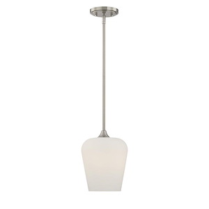 Octave - 1 Light Pendant-10.5 Inch Tall and 8 Inch Wide - 1399619