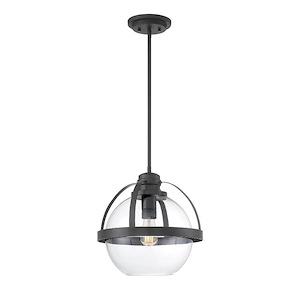 1 Light Pendant-Mid-Century Modern Style with Contemporary and Transitional Inspirations-14 inches tall by 14 inches wide - 929666