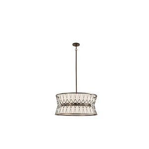 Joliet - 6 Light Pendant In Modern Style-12 Inches Tall and 22 Inches Wide - 1161449