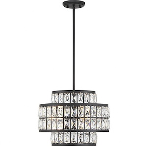 Renzo - 3 Light Pendant In Glam Style-12 Inches Tall and 16 Inches Wide - 1279419