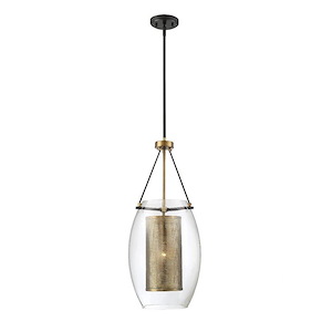1 Light Pendant-Industrial Style with Contemporary and Bohemian Inspirations-28.5 inches tall by 12 inches wide - 688604