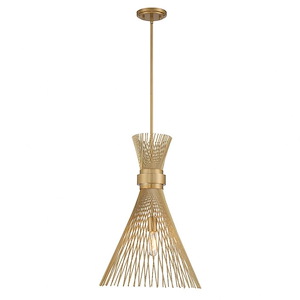 Longfellow - 1 Light Pendant In Modern Style-24 Inches Tall and 16 Inches Wide - 1325097