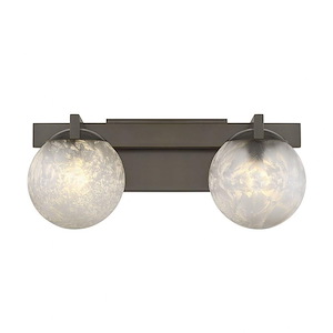 Darien - 2 Light Bath Vanity-7.25 Inch Tall and 17 Inch Wide - 1366802