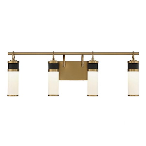 Abel - 32W 4 Led Bath Vanity In Contemporary Style-10 Inches Tall And 30 Inches Wide - 1217373