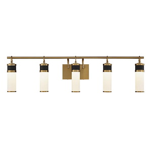 Abel - 40W 5 Led Bath Vanity In Contemporary Style-10 Inches Tall And 39 Inches Wide - 1217555
