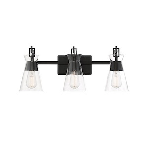 Lakewood - 3 Light Bath Vanity In Mid-Century Modern Style-9.5 Inches Tall and 24 Inches Wide - 1105878