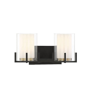 Eaton - 2 Light Bath Vanity In Contemporary Style-7.5 Inches Tall And 15 Inches Wide - 1217297