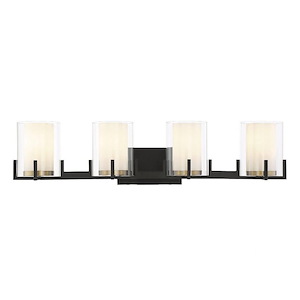 Eaton - 4 Light Bath Vanity In Contemporary Style-7.5 Inches Tall And 33 Inches Wide - 1217339