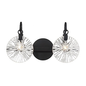 Addison - 2 Light Bath Vanity In Glam Style-9 Inches Tall and 16 Inches Wide - 1325153