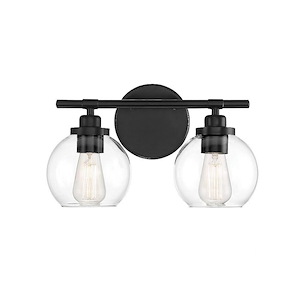 2 Light Bath Vanity-Mid-Century Modern Style with Modern and Contemporary Inspirations-8.5 inches tall by 14 inches wide - 929647
