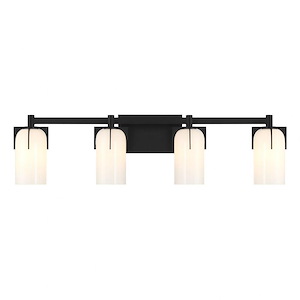 Caldwell - 4 Light Bath Vanity In Vintage Style-8.5 Inches Tall and 32 Inches Wide - 1325099
