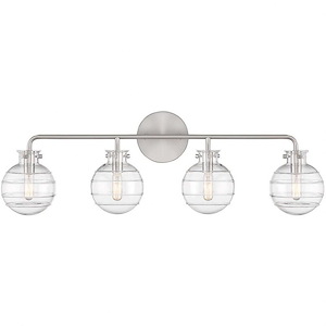 Mason - 4 Light Bath Vanity In Modern Style-10 Inches Tall and 30.5 Inches Wide - 1279431