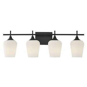 Octave - 4 Light Bath Vanity-9.5 Inch Tall and 28.75 Inch Wide - 1399627