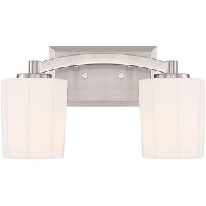 Whitney - 2 Light Bath Vanity In Vintage Style-8 Inches Tall and 14 Inches Wide - 1279450
