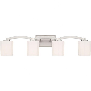 Whitney - 4 Light Bath Vanity In Vintage Style-8 Inches Tall and 33 Inches Wide - 1279452