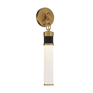 Abel - 8W 1 Led Wall Sconce In Contemporary Style-19.5 Inches Tall And 5 Inches Wide - 1217260
