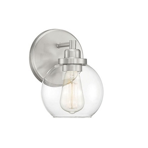 1 Light Bath Vanity-Mid-Century Modern Style with Modern and Contemporary Inspirations-8.5 inches tall by 5.5 inches wide - 929646