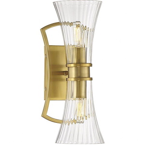 Bennington - 2 Light Wall Sconce In Modern Style-15 Inches Tall and 6.25 Inches Wide - 1279477