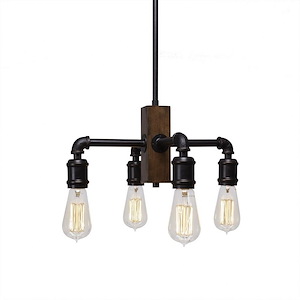 Portland - 4 Light Chandelier-17.25 Inches Tall and 14.5 Inches Wide - 696514