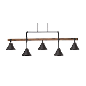 portland - 5 Light Billiard/Island-15.5 Inches Tall and 7 Inches Wide - 882498
