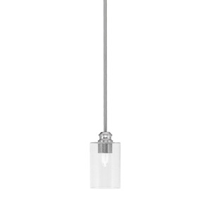 Edge - 1 Light Mini Pendant-7.25 Inches Tall and 4 Inches Wide - 755742