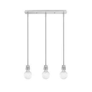 Edge - 3 Light Linear Pendalier-7.25 Inches Tall and 4 Inches Wide - 755731