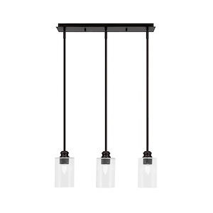 Edge - 3 Light Linear Pendalier-7.25 Inches Tall and 3.75 Inches Wide - 731576