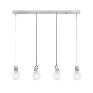 Edge - 16W 4 LED Linear Pendalier-7 Inches Tall and 4 Inches Wide - 755733